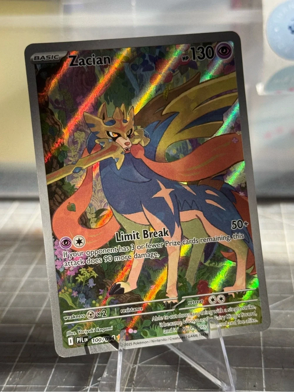 Zacian Full Art Holo Illustration Rare
